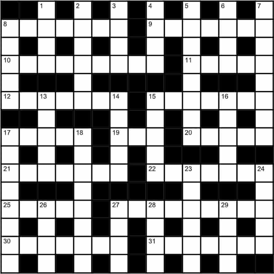 Genius crossword No 218 Crosswords The Guardian