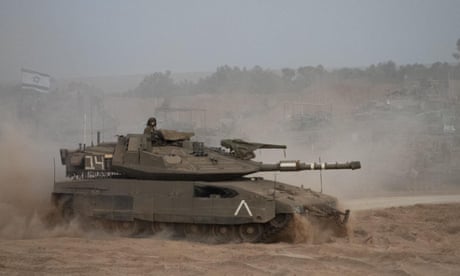 An image released by the Israel Defense Forces (IDF)  shows its ground operation against Hamas