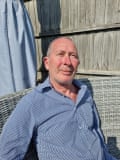 Informal photo of Christopher Davies in his garden