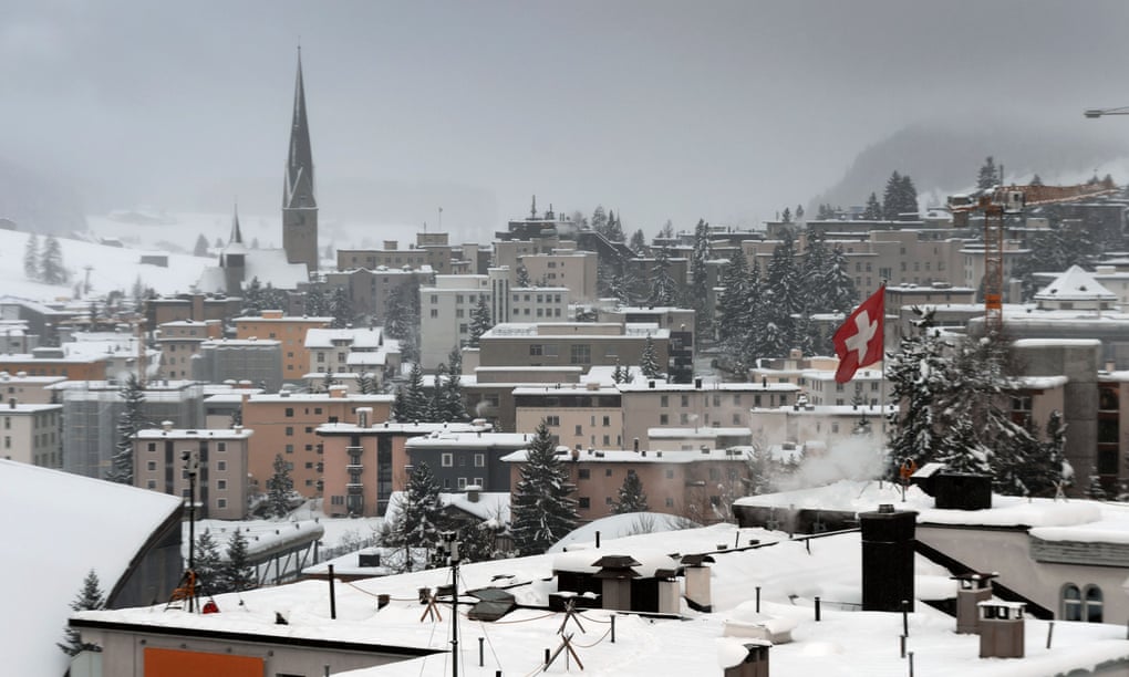 The Alpine resort of Davos hosts the World Economic Forum annual meeting.