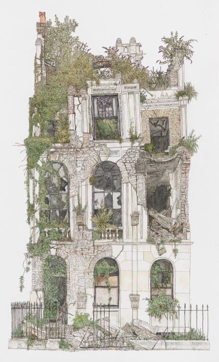 Oh! What a falling off do these ruins present. Sir John Soane's Museum as a ruin, 2026, by Michael Landy.