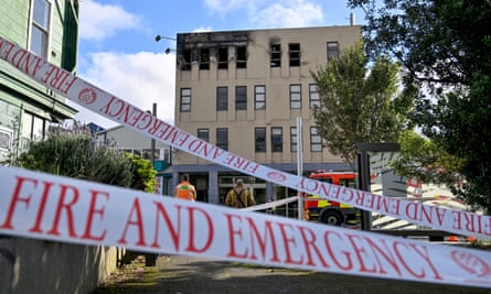 Loafers Lodge after the fire in which at least five people have died.