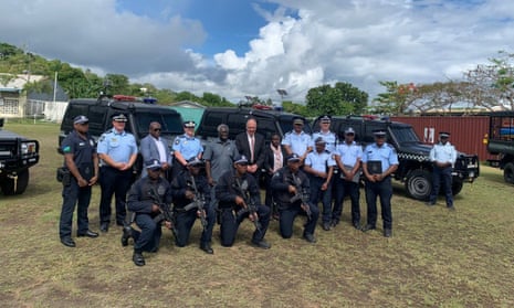 Australia has provided Solomon Islands police with MK18 rifles