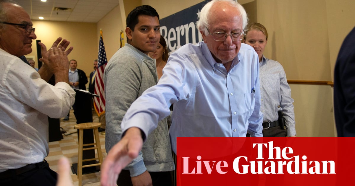Bernie Sanders cancels campaign events after being hospitalized with blocked artery – live