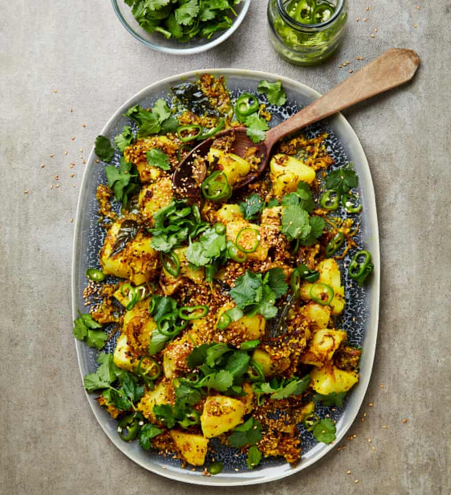 Nepalese potato salad