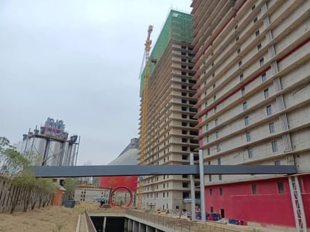 The 26-storey pig farm in Ezhou, Hubei province