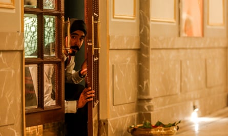 Dev Patel in the film Hotel Mumbai