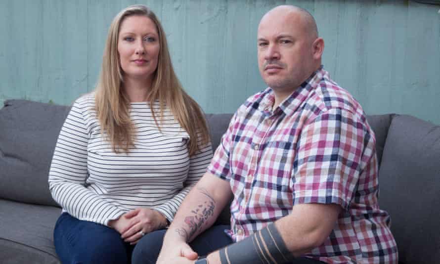 British army veterans denied treatment for brain injuries | Mental health 1 Neil and Becky Edwards in Braunton, Devon.