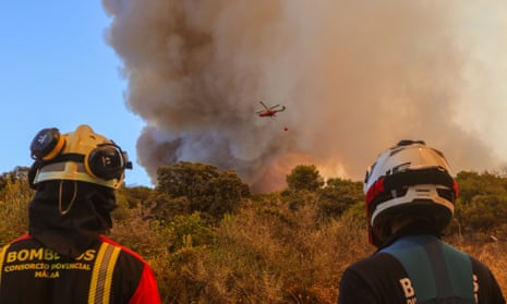 In Andalusia, 3,000 people have been evacuated after a wildfire started near the village of Mijas.