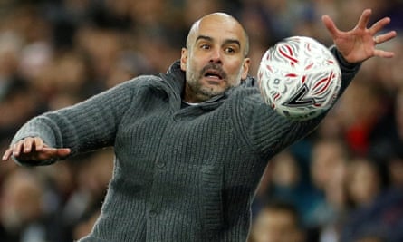 Pep Guardiola is still in contention to win four trophies with Manchester City this season.