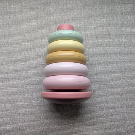 Little Dutch Stacking Rings in Pink