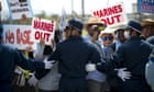 Thousands protest at US bases