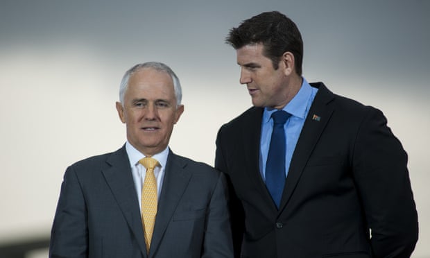 Malcolm Turnbull with Ben Roberts-Smith