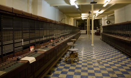 The telephone exchange in “Burlington”, a 35-acre underground city just outside Bath, UK.