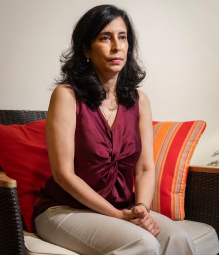 Vandana Luthra photographed at her home in Hong Kong, July 2025