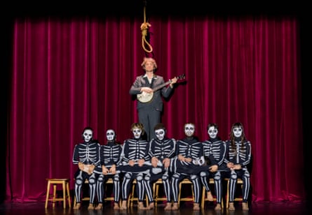 Sam Amidon, top, in The Only Tune by Michael Keegan-Dolan, part of Marking Time