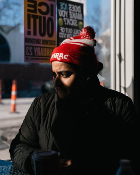 People engaging around a memorial site