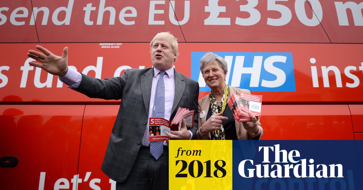 Leave Campaign S 350m Claim Was Too Low Says Boris Johnson Boris Johnson The Guardian