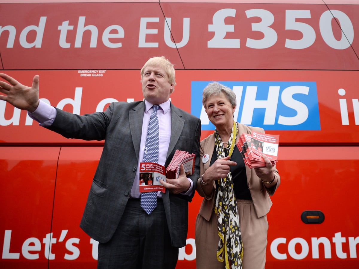 Leave Campaign S 350m Claim Was Too Low Says Boris Johnson Boris Johnson The Guardian