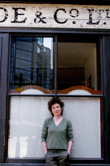 Jeanette Winterson outside her home and shop in east London in 2006.