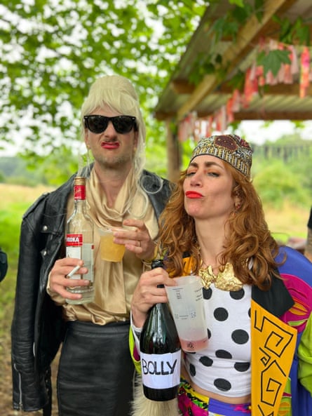 Ab Fab dress-up at Loveshack.