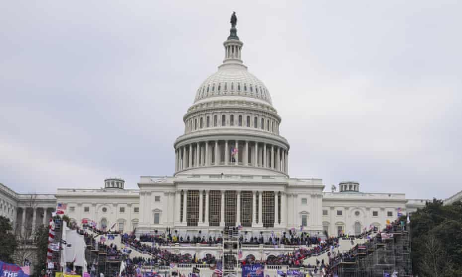 Insurrections loyal to President Donald Trump rally at the U.S. Capitol in Washington on Jan. 6, 2021. A federal appeals court has ruled against an effort by former President Donald Trump to shield documents from the House committee investigating the Jan. 6 insurrection at the Capitol. The three-judge panel said Thursday, Dec. 9, there was a "unique legislative need" for documents that the committee has requested but whose release Trump has sought to block through executive privilege.(AP Photo/John Minchillo)
