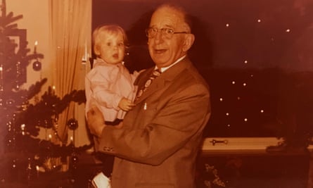 The author with her great-uncle ‘Chang’ in 1973.