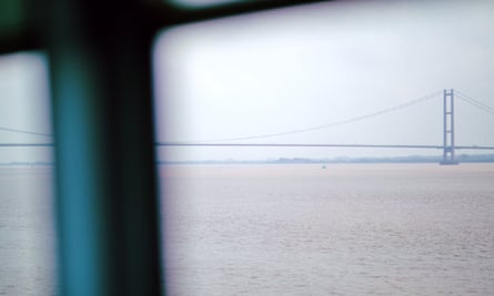 A view of the Humber Bridge.