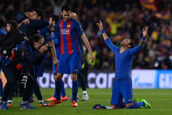 Barcelona 6 1 Psg Agg 6 5 Champions League Last 16 Second Leg As It Happened Barcelona The Guardian Barcelona 6 1 Psg Agg 6 5 Champions League Last 16 Second Leg As It Happened Barcelona The Guardian