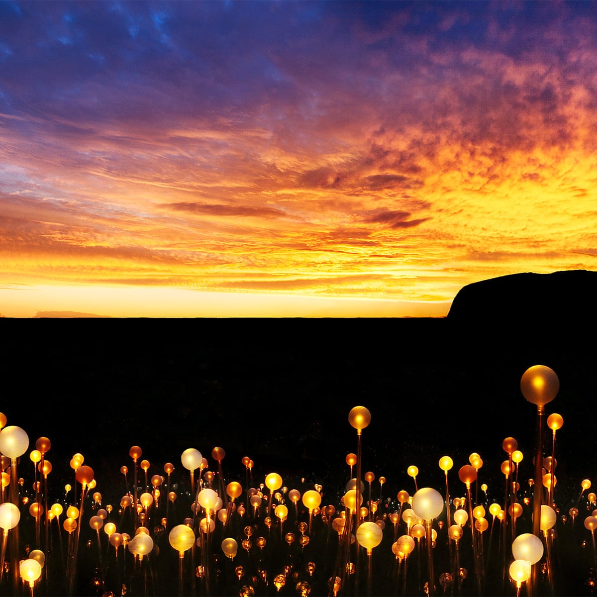 Seeing Uluru Changed My Life Bruce Munro S Lightbulb Moment Art And Design The Guardian