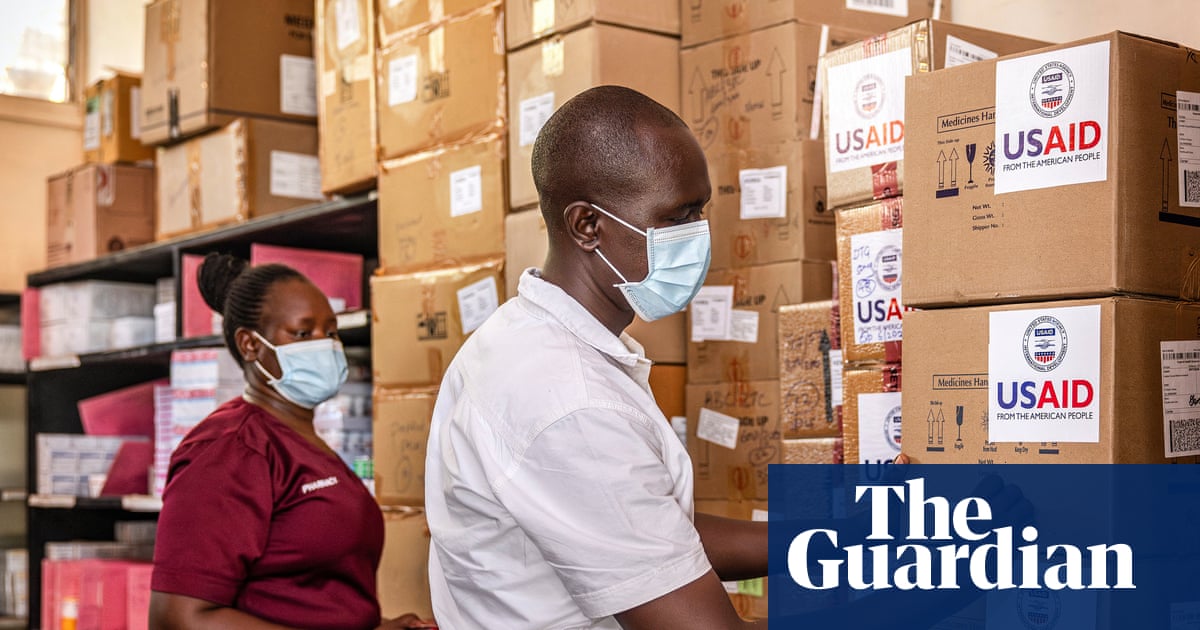 Marco Rubio and Elon Musk stand over the shredded remains of USAID, proudly explaining that millions losing healthcare is just America getting tough on waste.