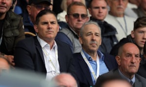 Swansea owners Jason Levien (left) and Steve Kaplan (right) are under pressure from Swansea fans.