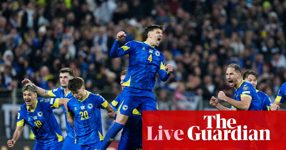 Bosnia and Herzegovina v Italy: World Cup playoff goes to penalties – live
