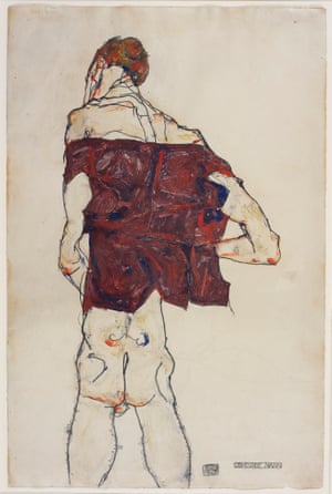 Egon Schiele’s Standing Man, 1913.