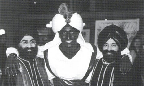Justin Trudeau<br>This April 2001 photo, which appeared in a newsletter from the West Point Grey Academy, shows a costumed Justin Trudeau, his face and hands darkened by makeup, attending an “Arabian Nights” gala. The academy is a private school in Vancouver, B.C., where Trudeau worked as a teacher before entering politics. (West Point Grey Academy/The Canadian Press via AP)