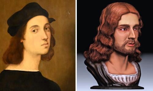 3d Reconstruction Of Raphael S Face Proves He Was Buried At Pantheon Say Experts Art And Design The Guardian