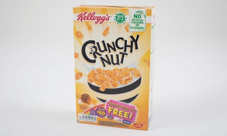 Kellogs Crunchy Nut cornflakes cereal