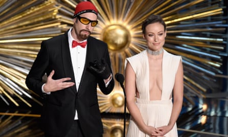 Ali G (Sacha Baron Cohen in disguise) with Olivia Wilde