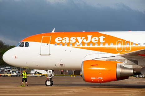 An easyJet plane.