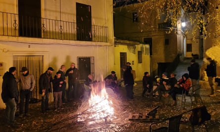 The festival of San Antón is celebrated with a bonfire in the central plaza and a feast of barbecued pork and local sweet wine.