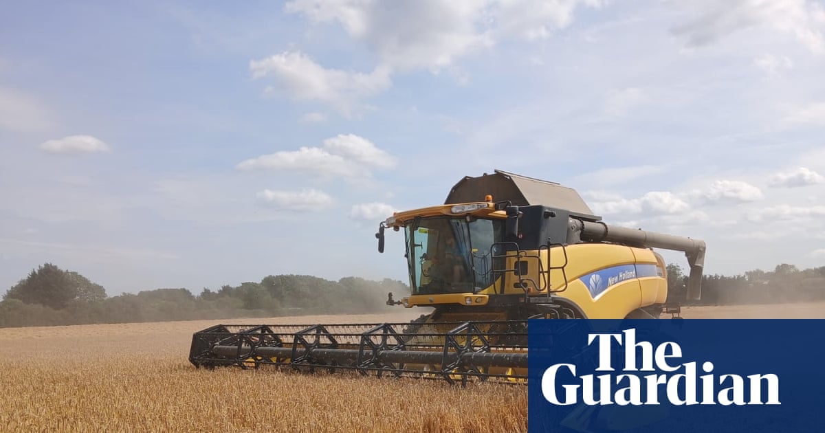 Country diary: Harvest time has arrived – and it’s three weeks earlier than 20 years ago | Colin Chappell