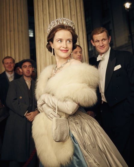 Claire Foy and Matt Smith in the Netflix series The Crown