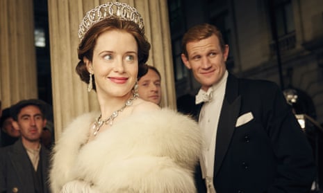 Claire Foy and Matt Smith in Netflix series The Crown.