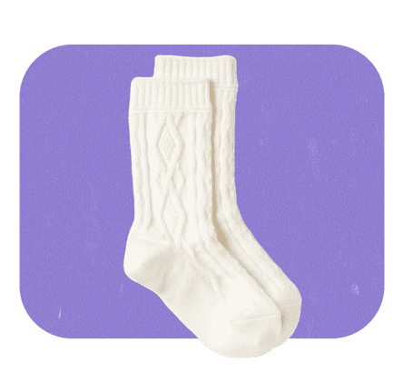 Uniqlo WOMEN HEATTECH SOCKS CABLE