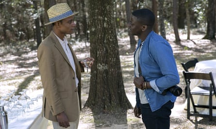 Lakeith Stanfield in Get Out with Daniel Kaluuya, with whom he stars in Judas and the Black Messiah.