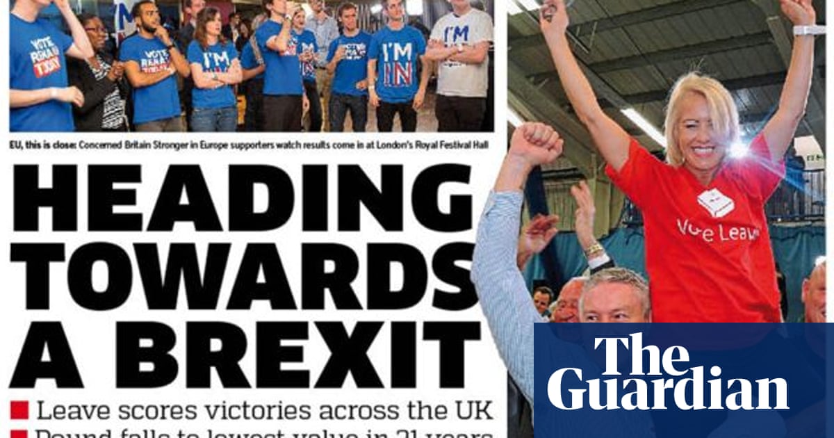 How newspapers covered Brexit in pictures Politics The Guardian How newspapers covered Brexit in pictures Politics The Guardian