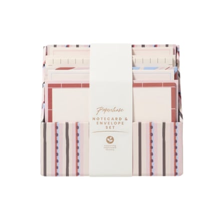 Paperchase notecard and envelope set.