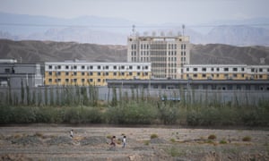 The Artux City Vocational Skills Education Training Service Center north of Kashgar, Xinjiang, believed to be a re-education facility.