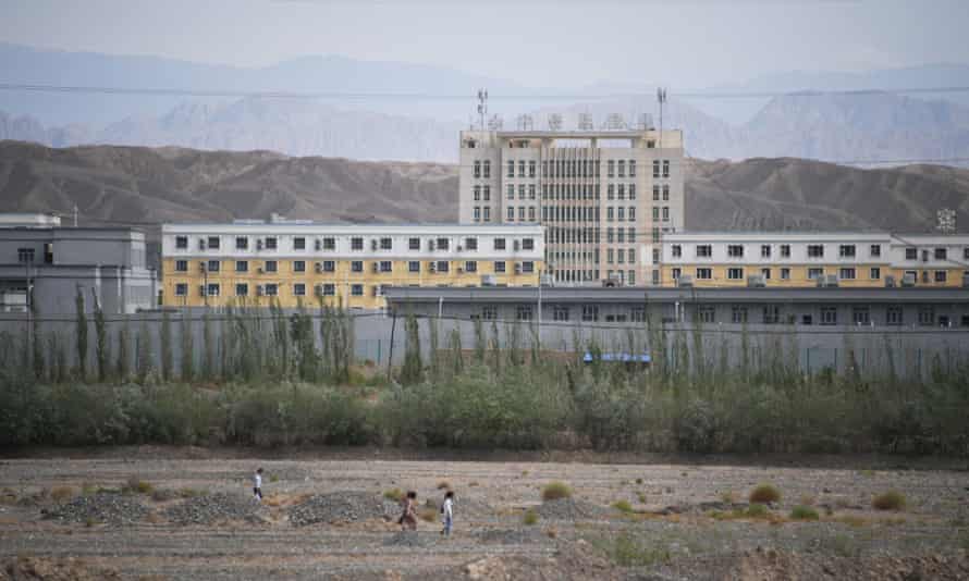 The Artux City Vocational Skills Education Training Service Center north of Kashgar, Xinjiang, believed to be a re-education facility.