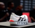 Adidas event in Herzogenaurach with Kenya's Sabastian SaweThe Adidas Adizero Adios Pro Evo 3 trainer is pictured during an Adidas event in Herzogenaurach, Germany, April 28, 2026, days after Kenya's Sabastian Sawe became the first person to run a marathon in under two hours and setting a new world record with a time of 01:59:30 in an official race, accomplishing his feat wearing the brand's Adizero Adios Pro Evo 3 trainers. REUTERS/Louisa Off